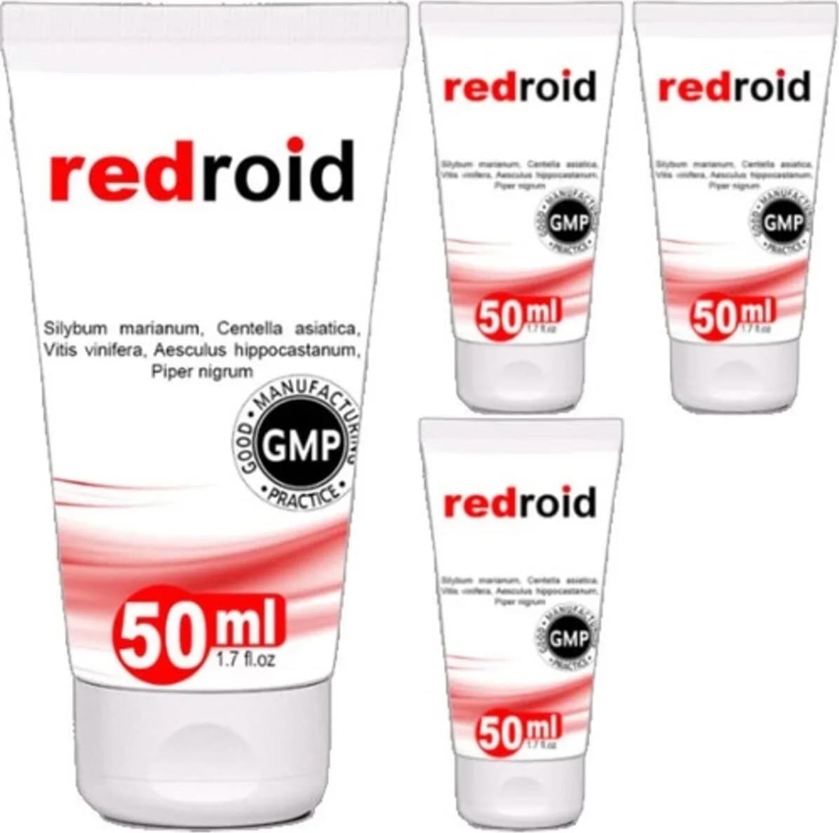 Redroid 4 Adet Masaj Kremi 50 ml Özel Krem