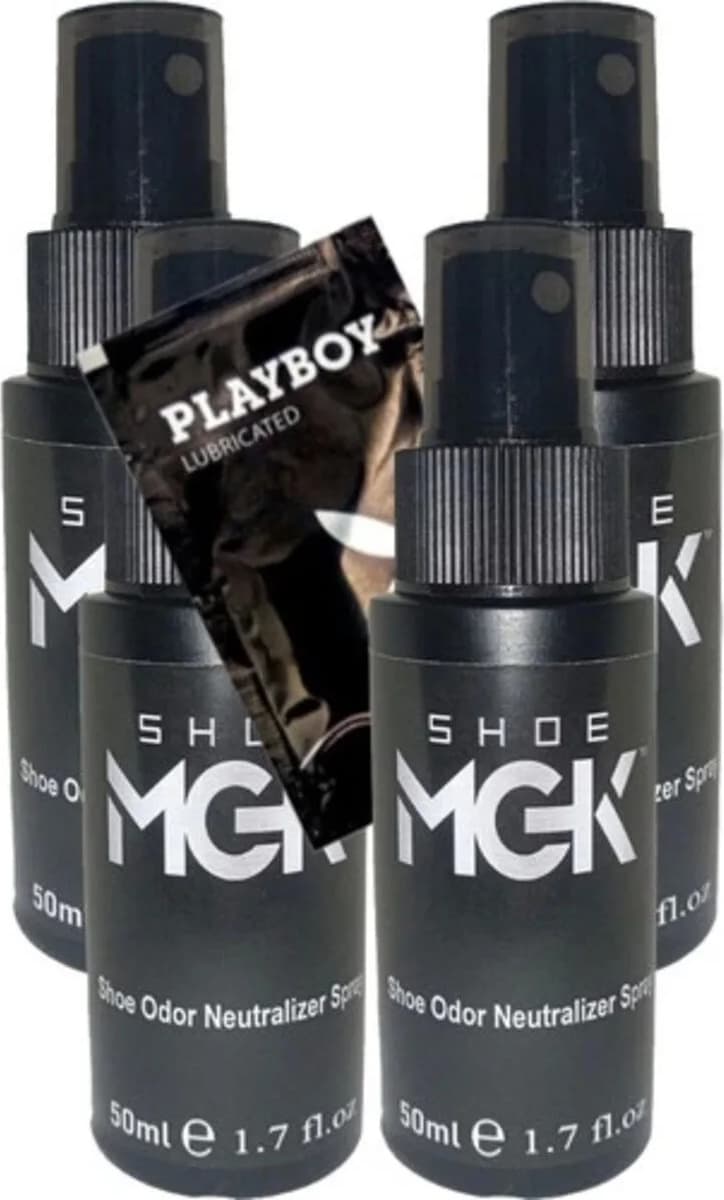 Shoe 4 Tane Ayak Kokusu 50 ml Ölçek Ayakkabılara Bakım Spreyi + Yanında Jel