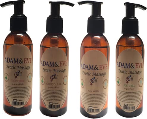 Hintohu Adam&eErkeklere Kadınlara Özel 4 Farklı Çeşit Aromalı Masaj Yağı Massage Oil 125ML