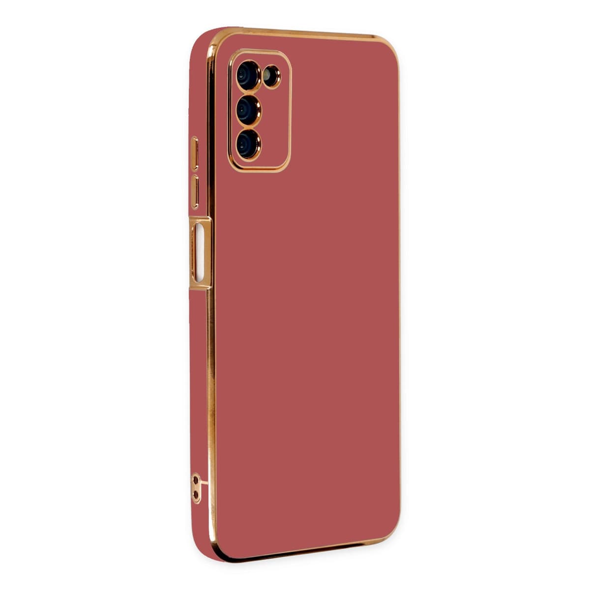 Galaxy A03S Kılıf Volet Silikon - Kırmızı