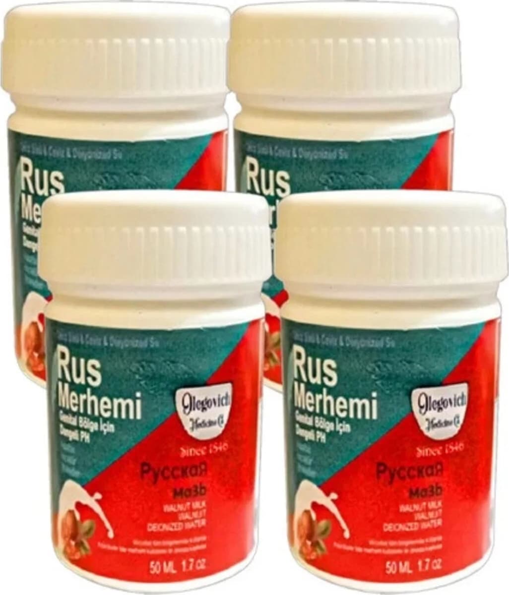 Süper Glegnd Özel Yerler Tüylere Krem Valnut Milk & Walnut 4 Adet Russ Merhemi 50 ml Kadın