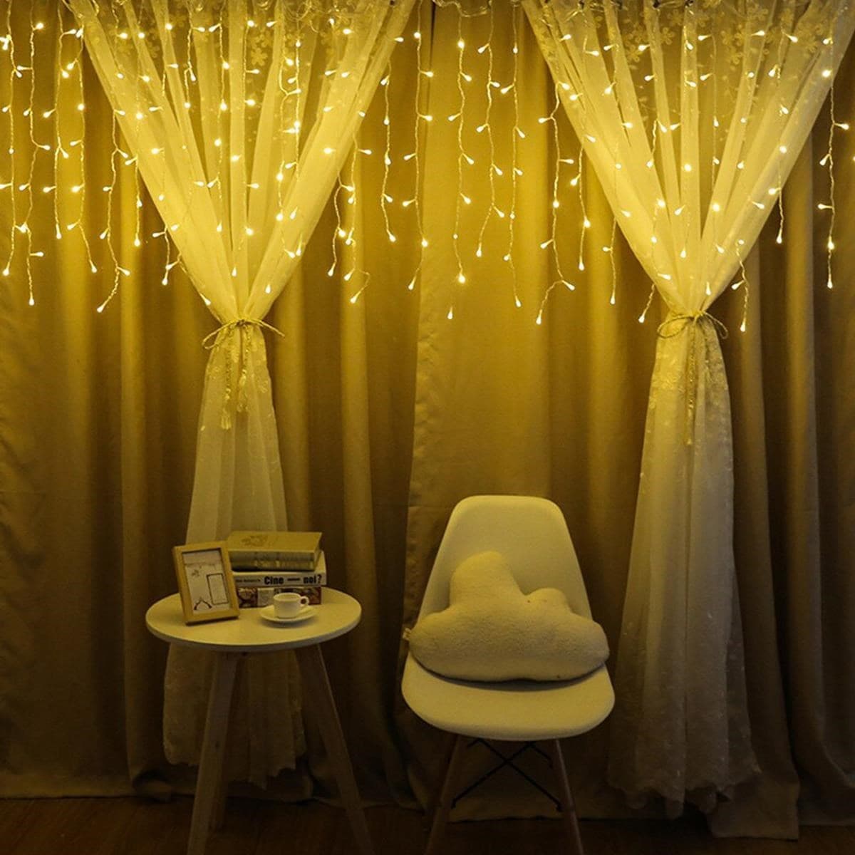 8 Fonksiyonlu 16 Saçaklı Perde Led 3 x 1