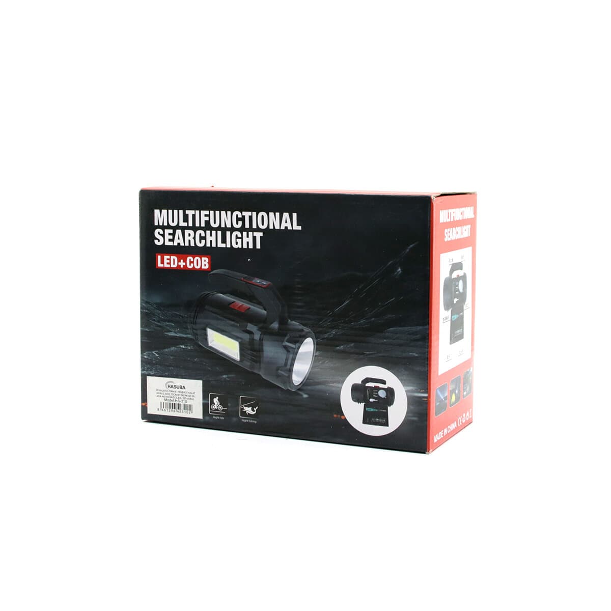 2İN1 19PCS = TAMİR - HIRDAVAT SETİ EL FENER - PROJEKTÖR LED + COB USB - TYPE-C - PİL ŞARJLI HS-310