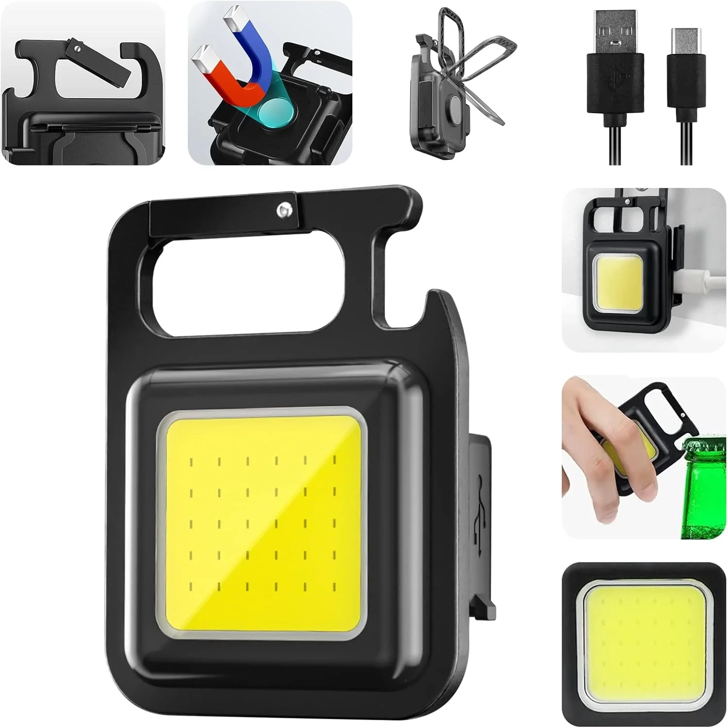 Anahtarlıklı Fener Fener Cob Led