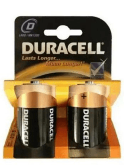 DURACELL LR20 D BÜYÜK PİL 2Lİ KART