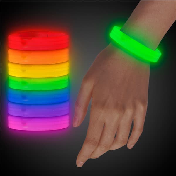 Glow Partisi Glow Ekstra Kalın Fosforlu Bileklik 6 Renk 6 Adet