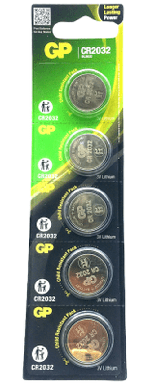 GP LITHIUM CR-2032-2CPU5 PARA PİLİ 3V 5Lİ KART