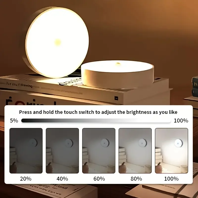Hareket Sensörlü Usb Şarjlı Led Işık Lamba