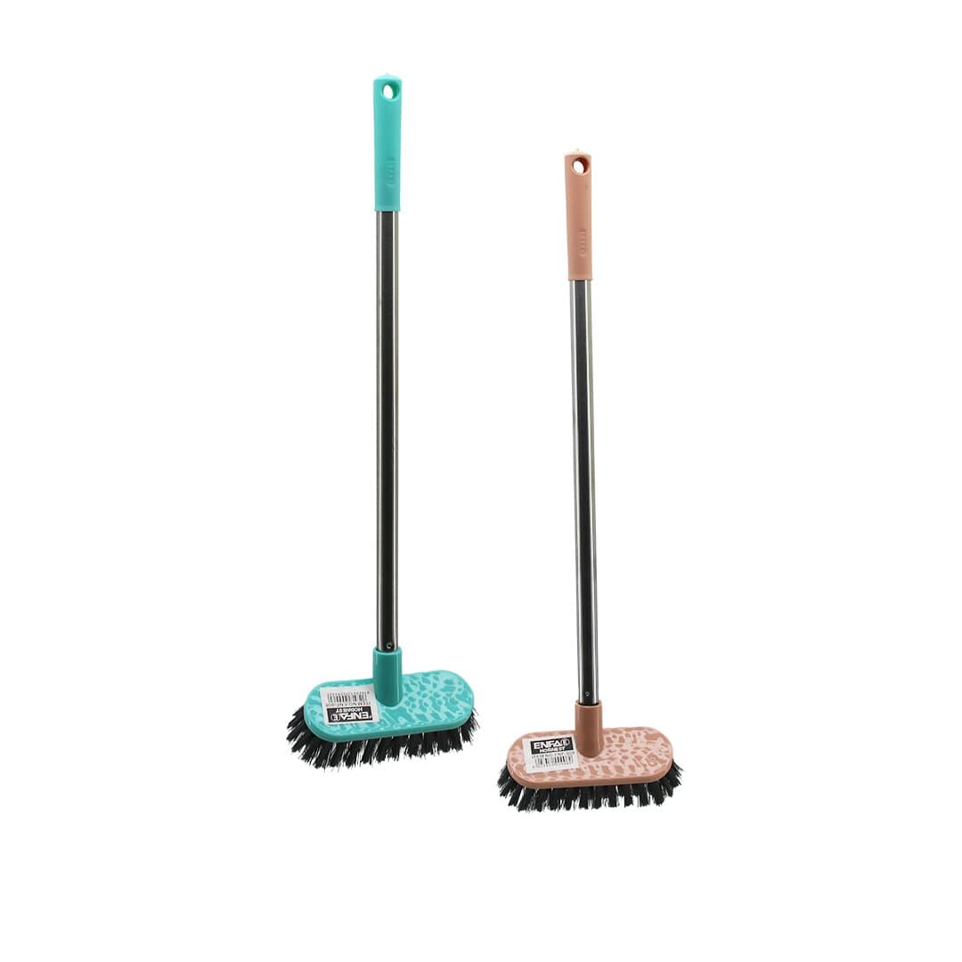 MİNİ TEMİZLİK FIRÇASI ORTA SERT KILLAR METAL SAPLI=40CM - 4.5X12.5CM