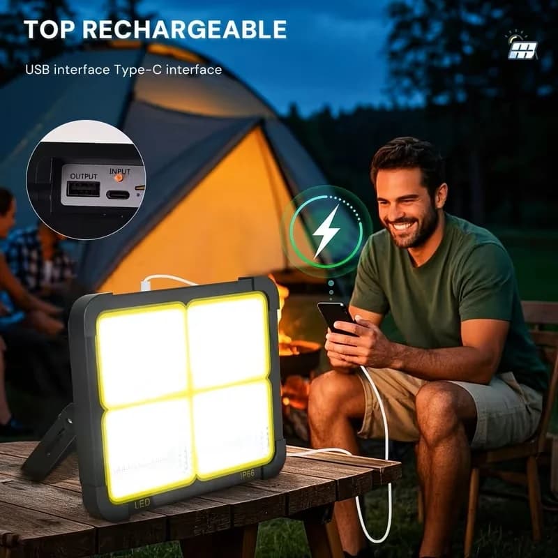 ProKAMA Ledli Solar Projektör 200W BK-200W