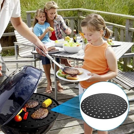 Renkli Isıya Dayanıklı Yıkanılabilir Silikon Fırın Ve Airfryer Yuvarlak Pişirme Matı 23 Cm