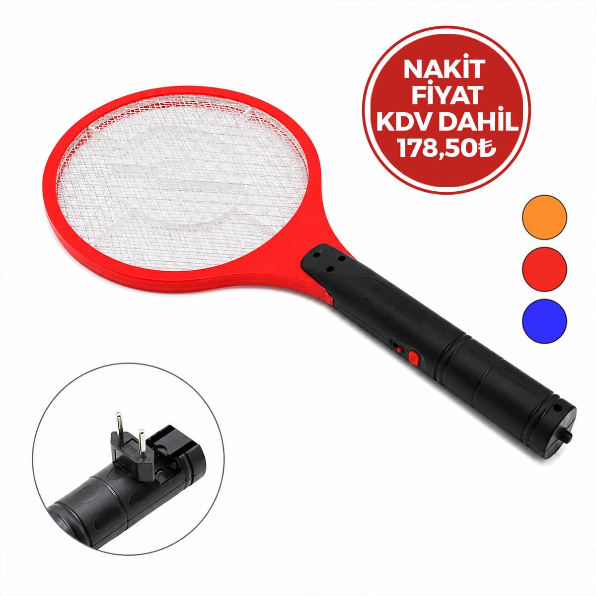 ŞARZLI SİNEK KOVUCU RAKET