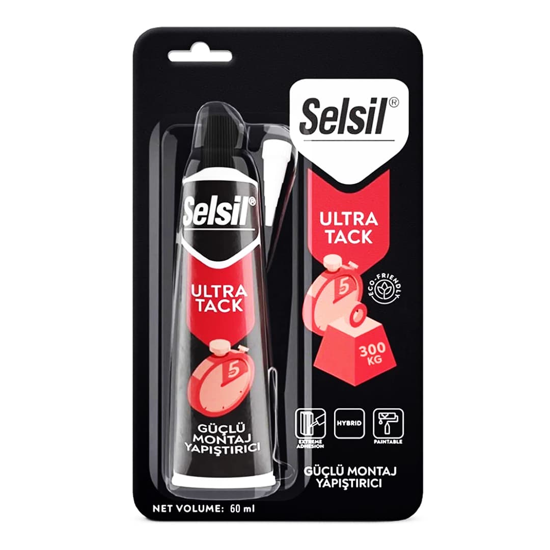 SELSİL MONTAJ YAPIŞTIRICI BEYAZ ULTRA TACK 50ML