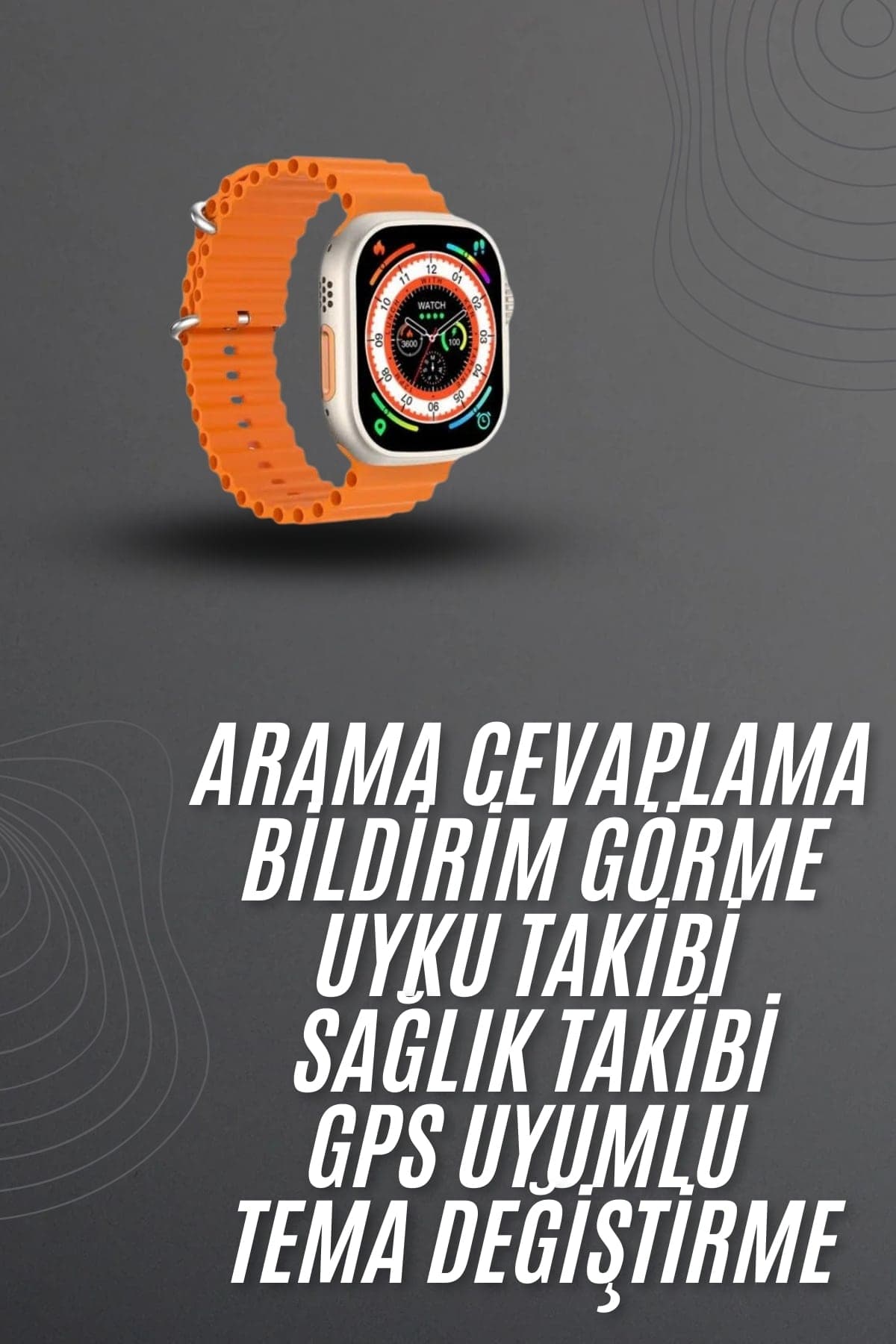 Akıllı Saat Arama Cevaplayan Bildirim Görme Yeni Nesil Bluetooth Bağlantılı