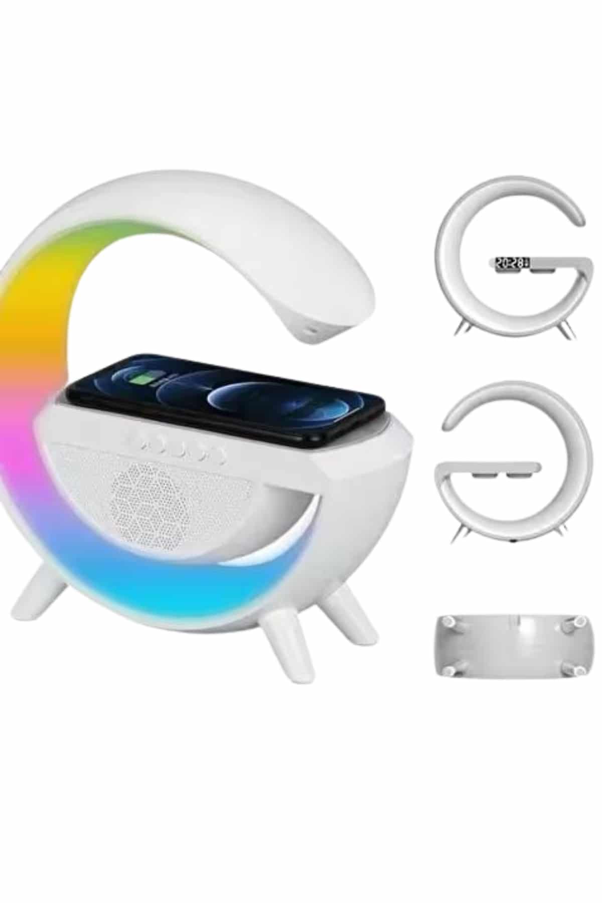 Yeni Nesil Bluetooth Hoparlör Speaker 5.0 Taşınabilir G Şeklinde Powerbankli Yeni Nesil
