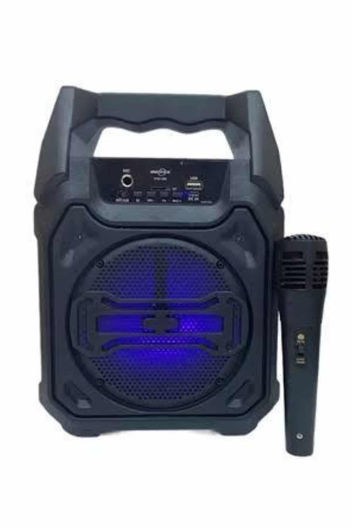 10W Güçlü Ses Performanslı Bluetooth Karaoke Hoparlörü