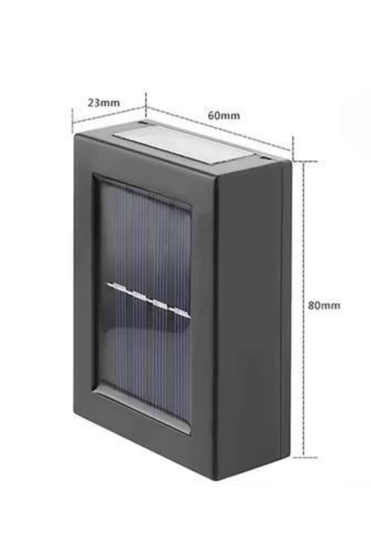 Yeni Model Solar Çift Taraflı Duvar Lambası Dekoratif Duvar Lambası Yeni Nesil