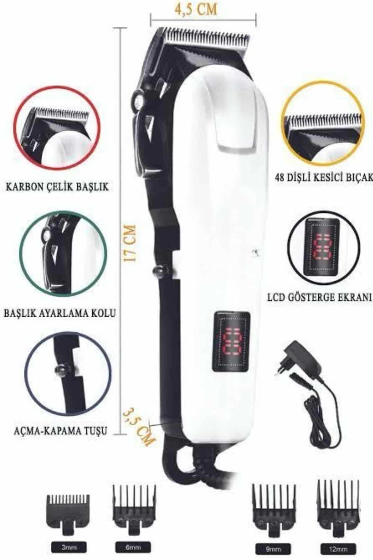 Kablosuz Saç Kesme Makinesi Epilasyon Öncesi Kısaltma Makinesi