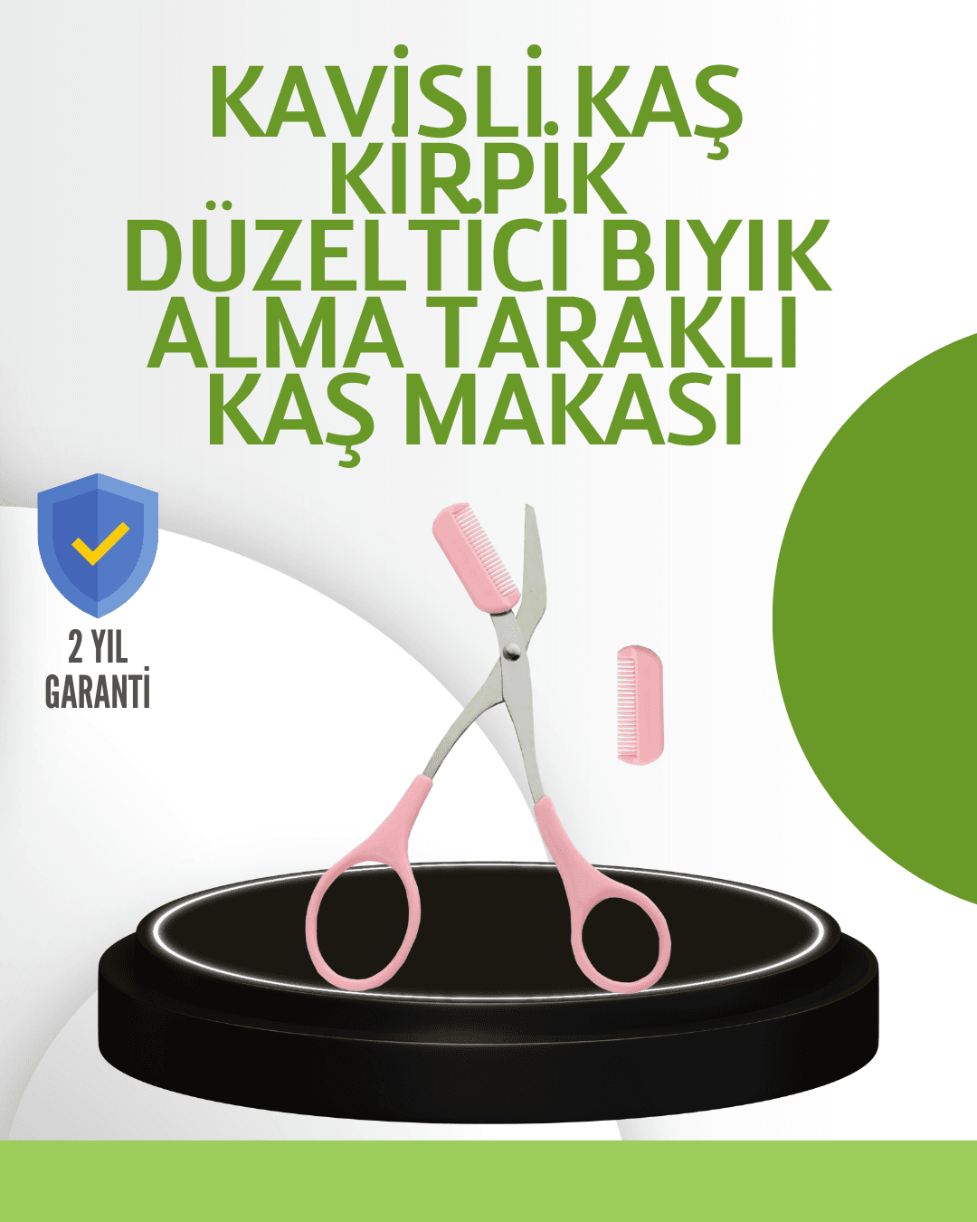Taşınabilir Kaş ve Kirpik Düzenleme Makası – Ergonomik Tasarım