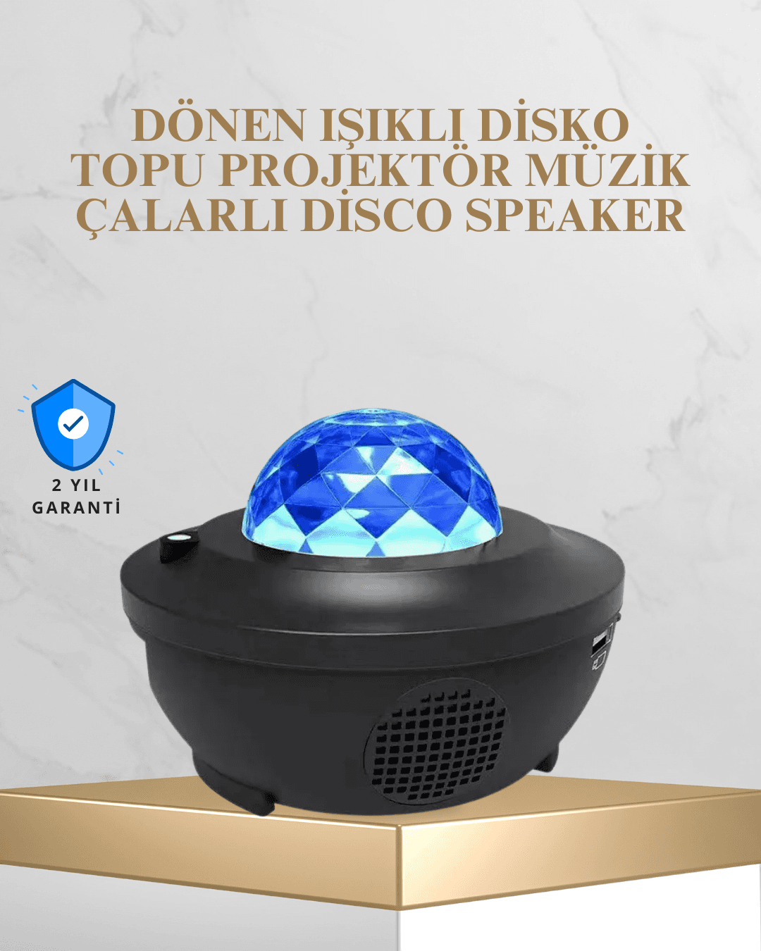 Bluetooth & USB Müzik Çalar Gece Lambası – 50 m² Kapsama, Uzaktan Kumanda