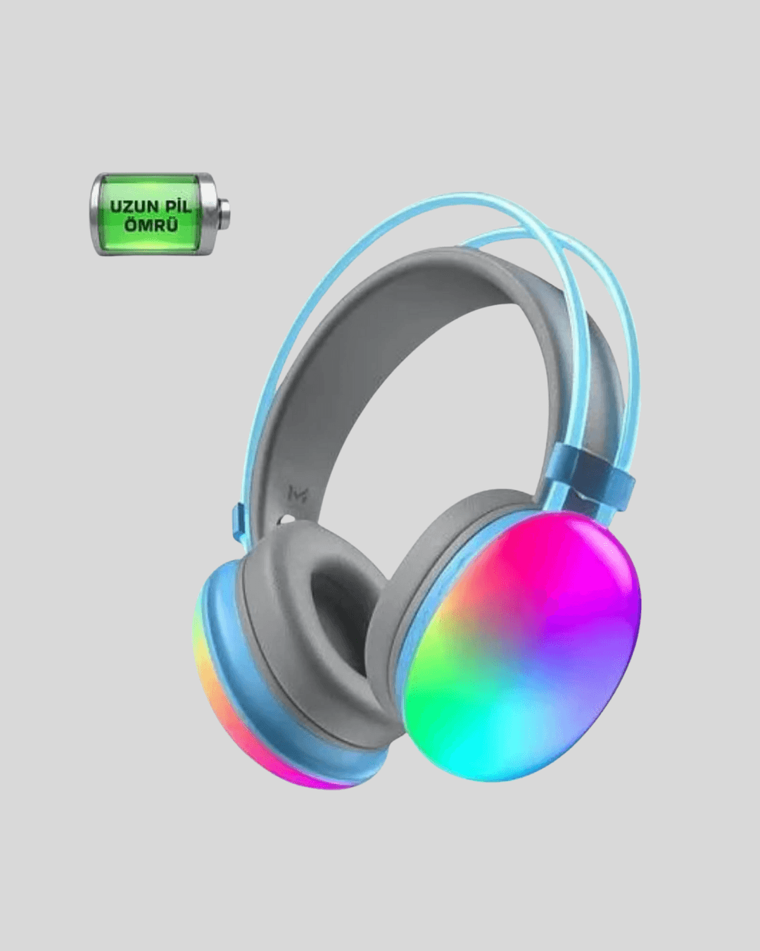 RGB Aydınlatmalı Kablosuz Bluetooth Oyuncu Kulaklığı