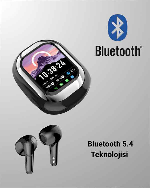 ENC Destekli Bluetooth 5.4 Kulaklık – EQ Ayarlı, Akıllı Kutulu