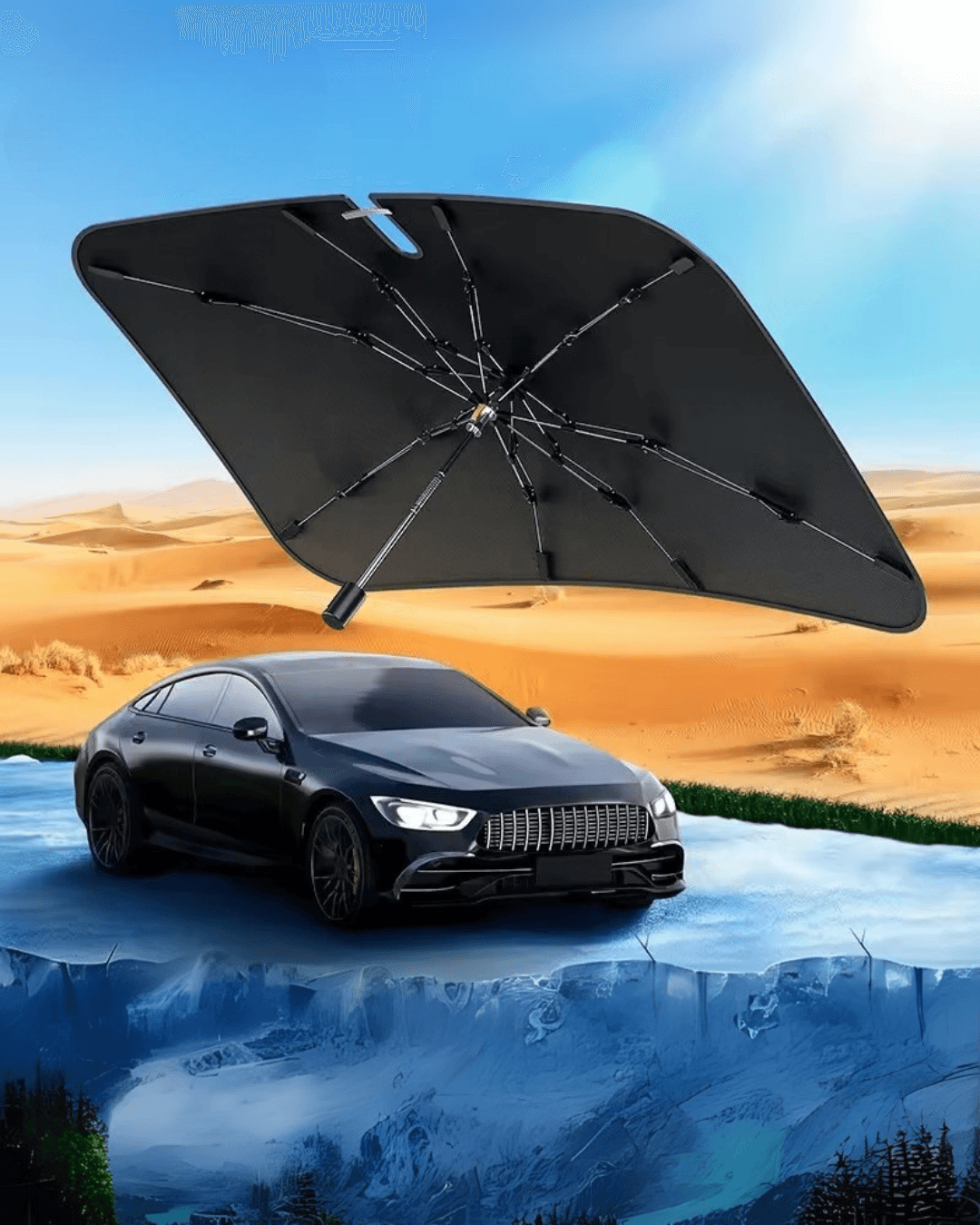 Peugeot 508, Hyundai Sonata, Citroen C5, Toyota Avensis, Fiat Egea Uyumlu Oto Şemsiye