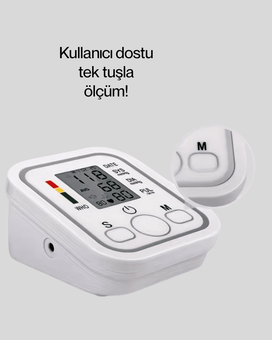 Ritmi Tespit Özellikli Dijital Tansiyon Aleti