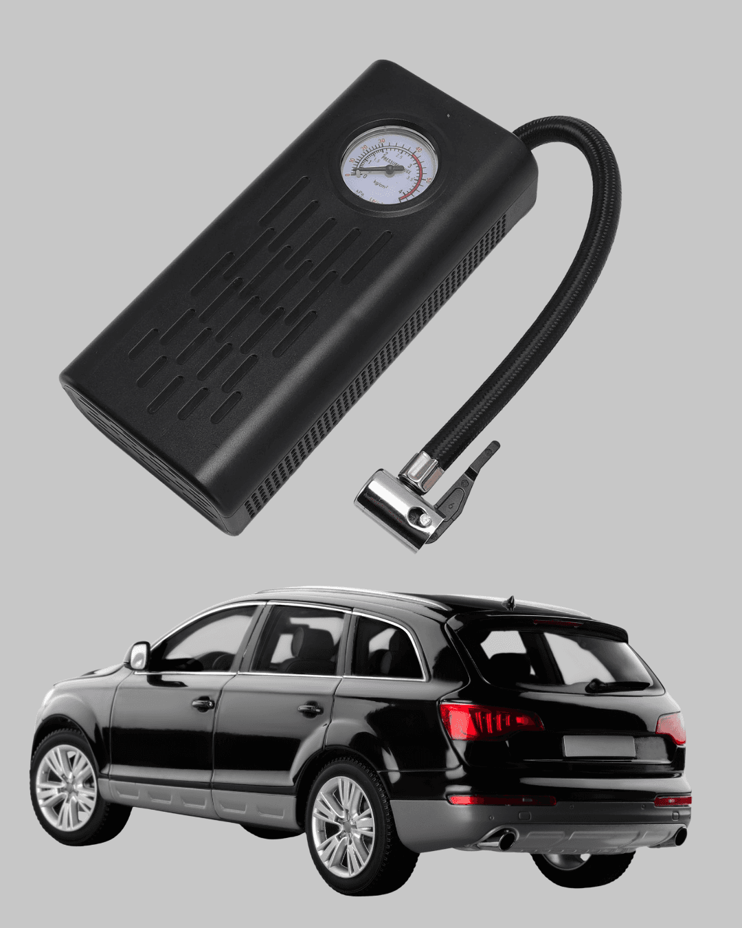 Elektrikli Hava Kompresörü Type-C USB Şarjlı Çok Fonksiyonlu Lastik Pompası