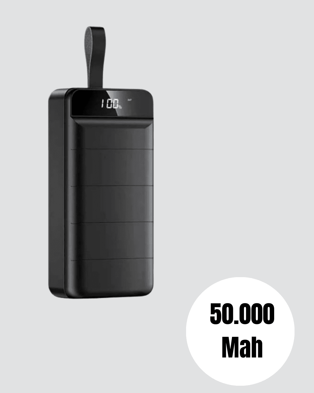 Tüm Cihazlarla Uyumlu 50.000 mAh Powerbank – Yüksek Kapasiteli, LED Gösterge ve Akıllı Koruma Fonksiyonlu