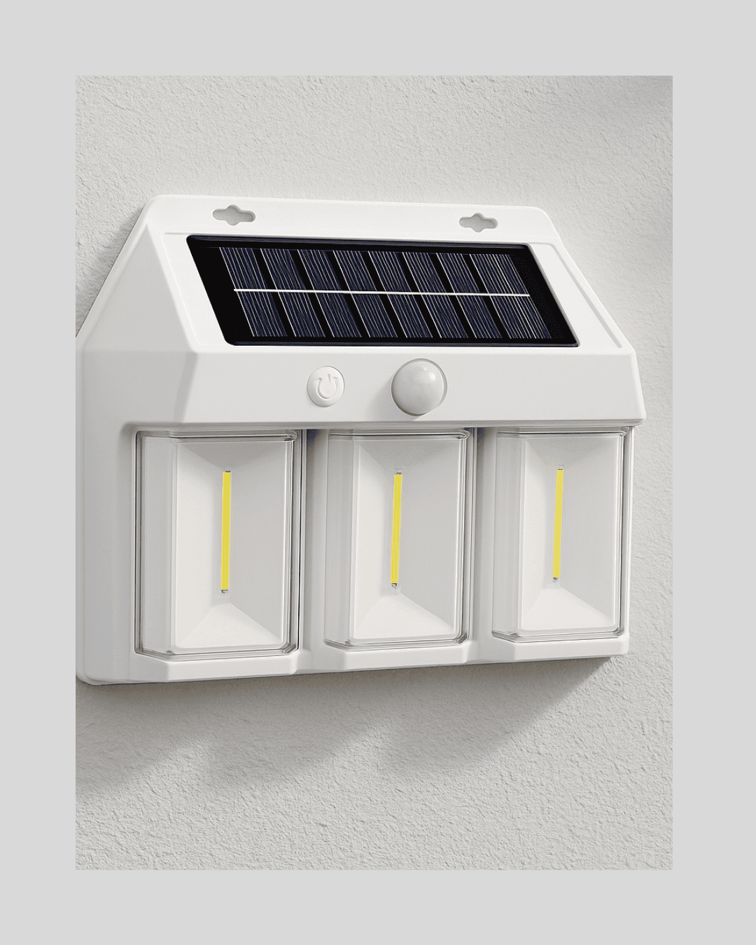 Suya Dayanıklı Solar Duvar Lambası – Akıllı Gece Sensörlü Işık