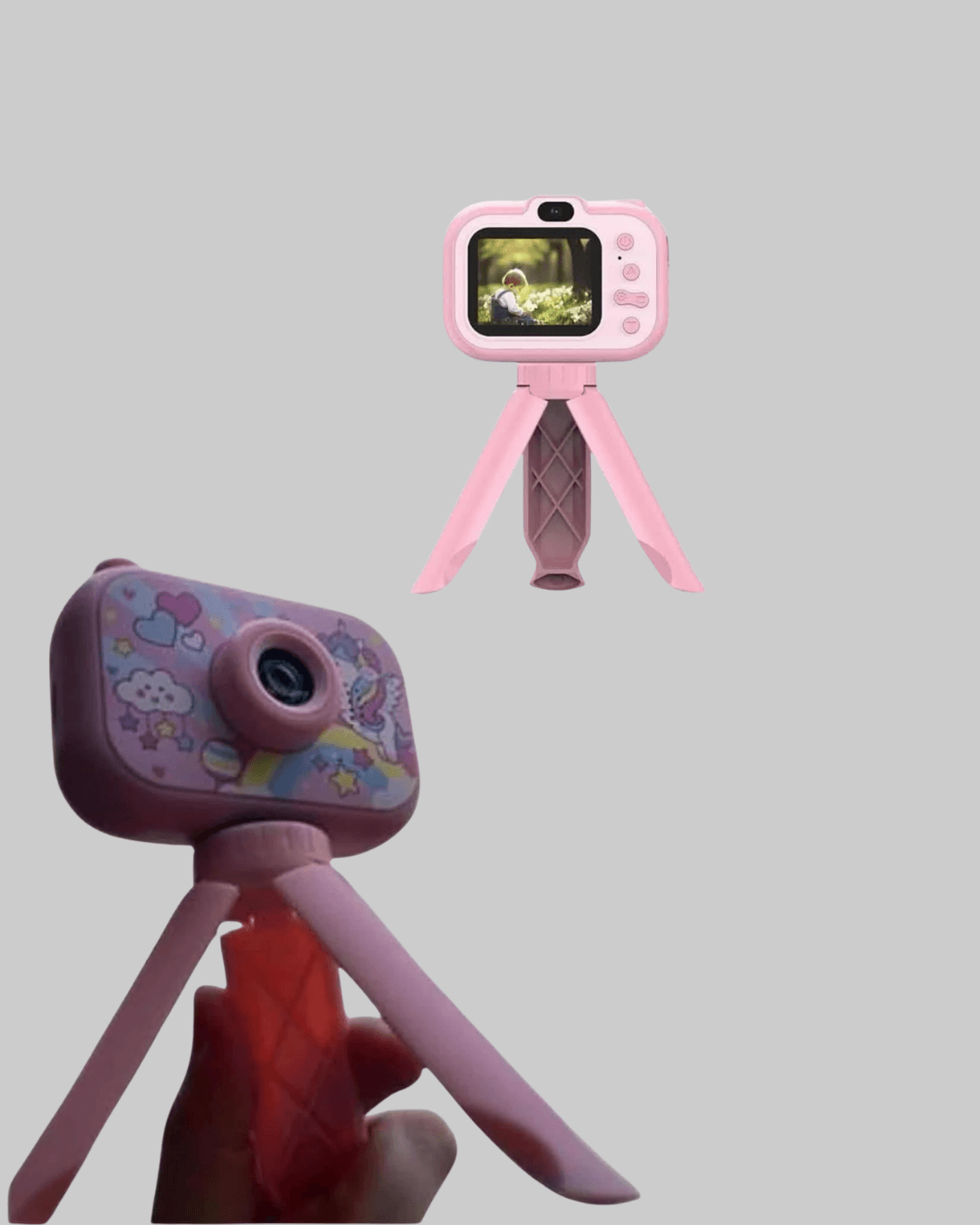 1080P HD Çocuk Vlog Kamerası – Tripod ve Eğitici Oyunlarl