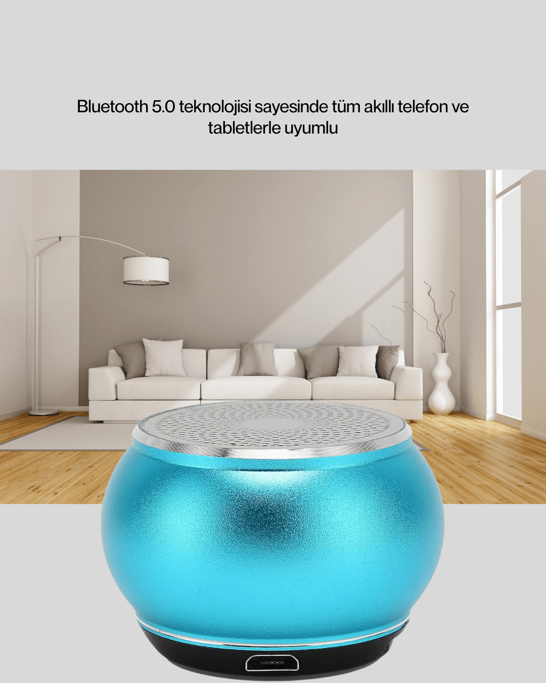 Taşınabilir Bluetooth Hoparlör Eller Serbest Arama Özellikli Yeni Nesil
