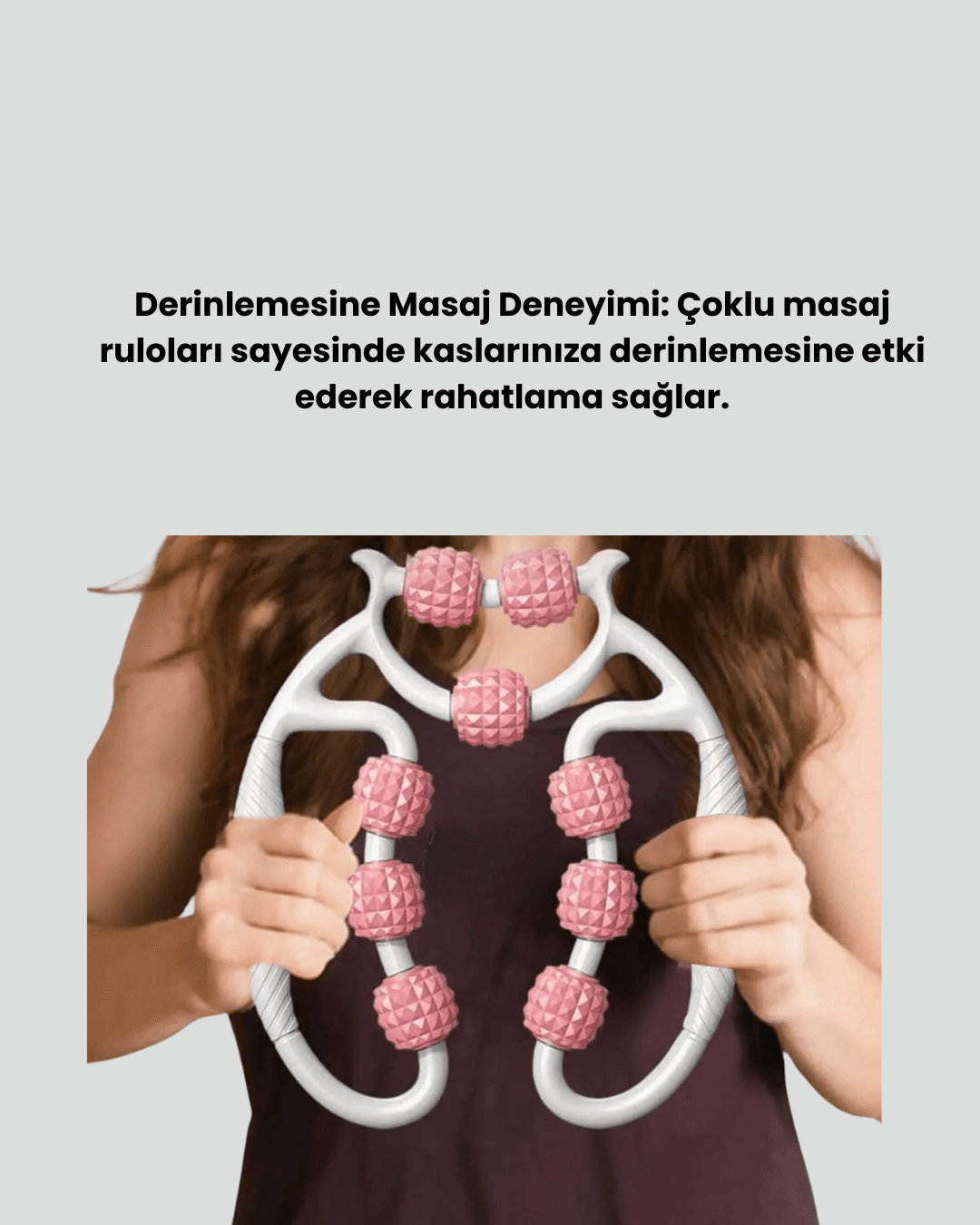Dayanıklı Plastik Kas Masaj Rulosu Selülit Karşıtı