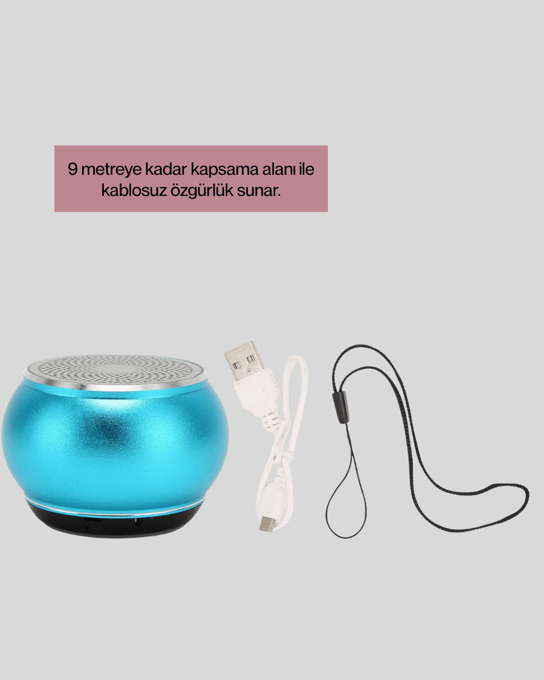 Taşınabilir Bluetooth Hoparlör Eller Serbest Arama Özellikli Yeni Nesil