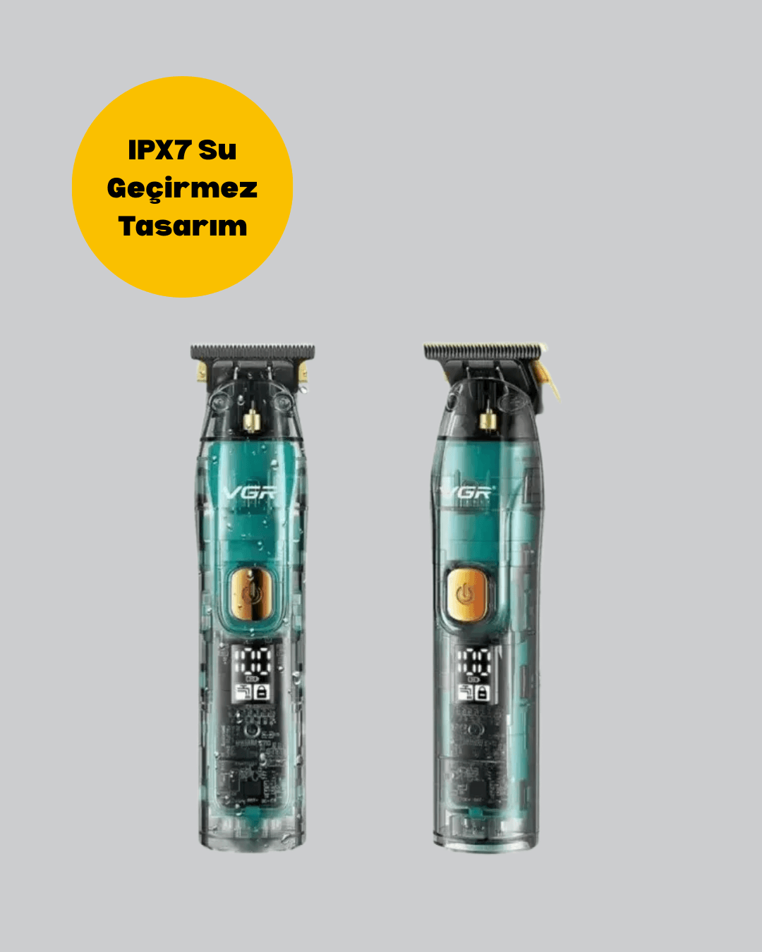 VGR V-695 Profesyonel Saç ve Sakal Kesme Makinesi Şarjlı ve Kablolu Kullanım