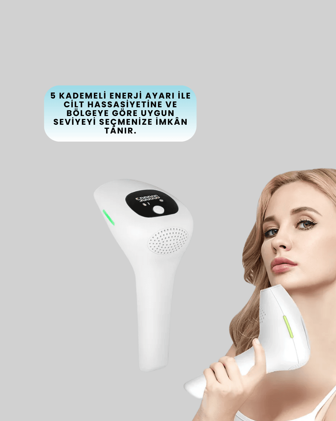 Hasuba IPL Lazer Epilasyon Cihazı HS-262 Ev Tipi Kullanım İçin