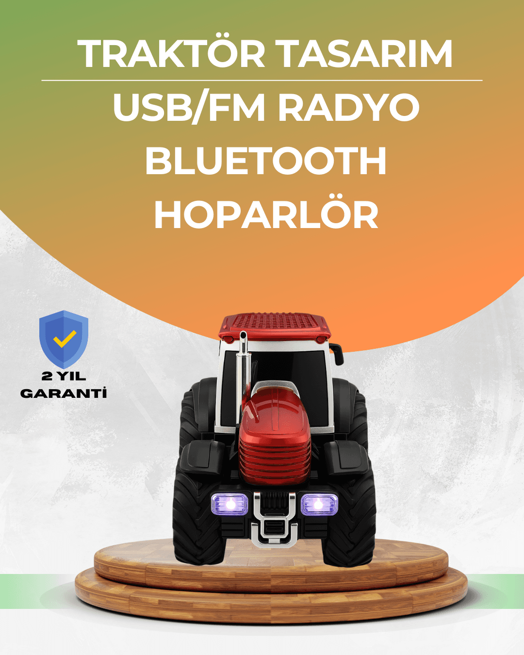 Taşınabilir Nostaljik Araç Tasarımlı Bluetooth Hoparlör