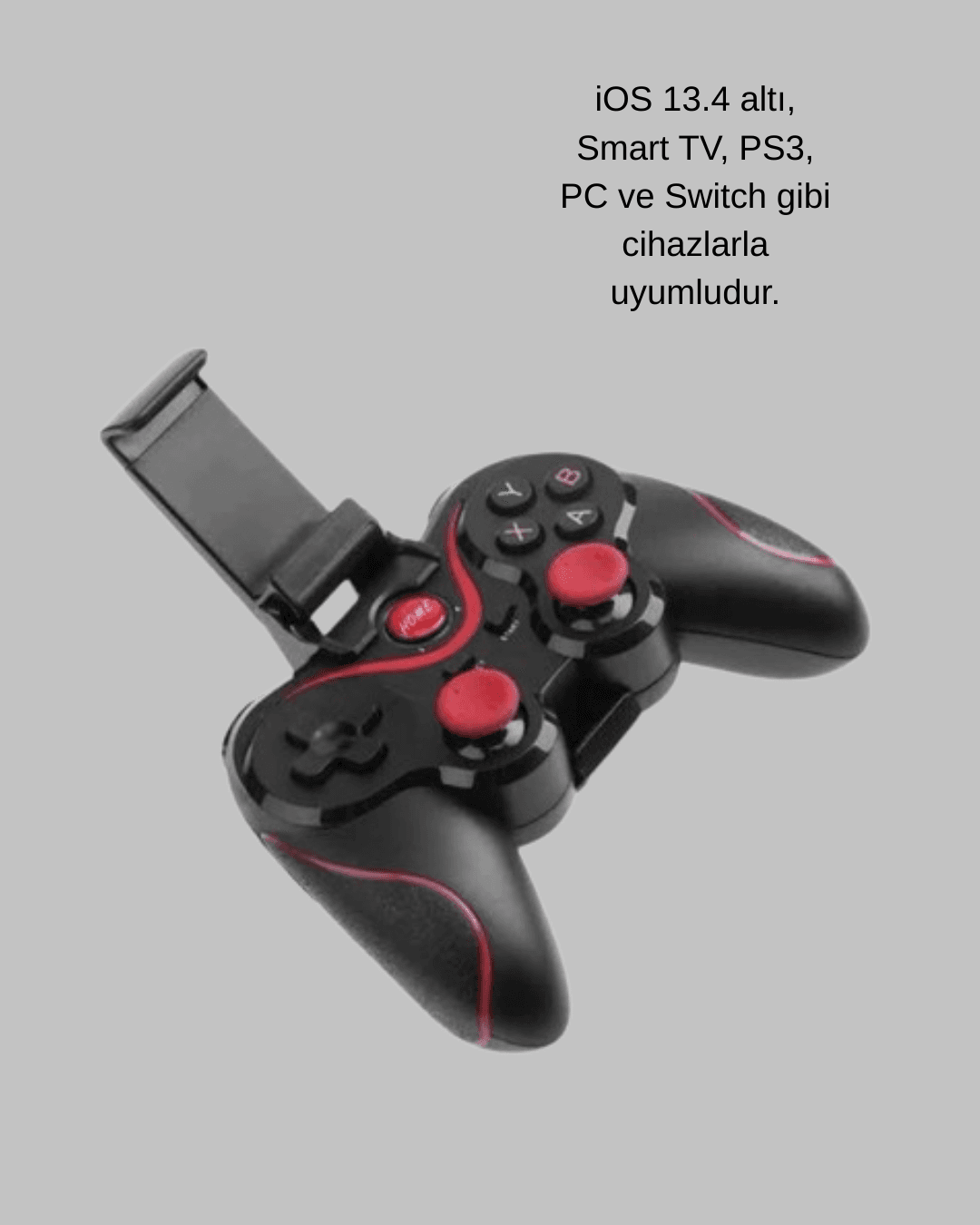 Bluetooth Kablosuz Oyun Kumandası – Android, iOS, PC Uyumlu