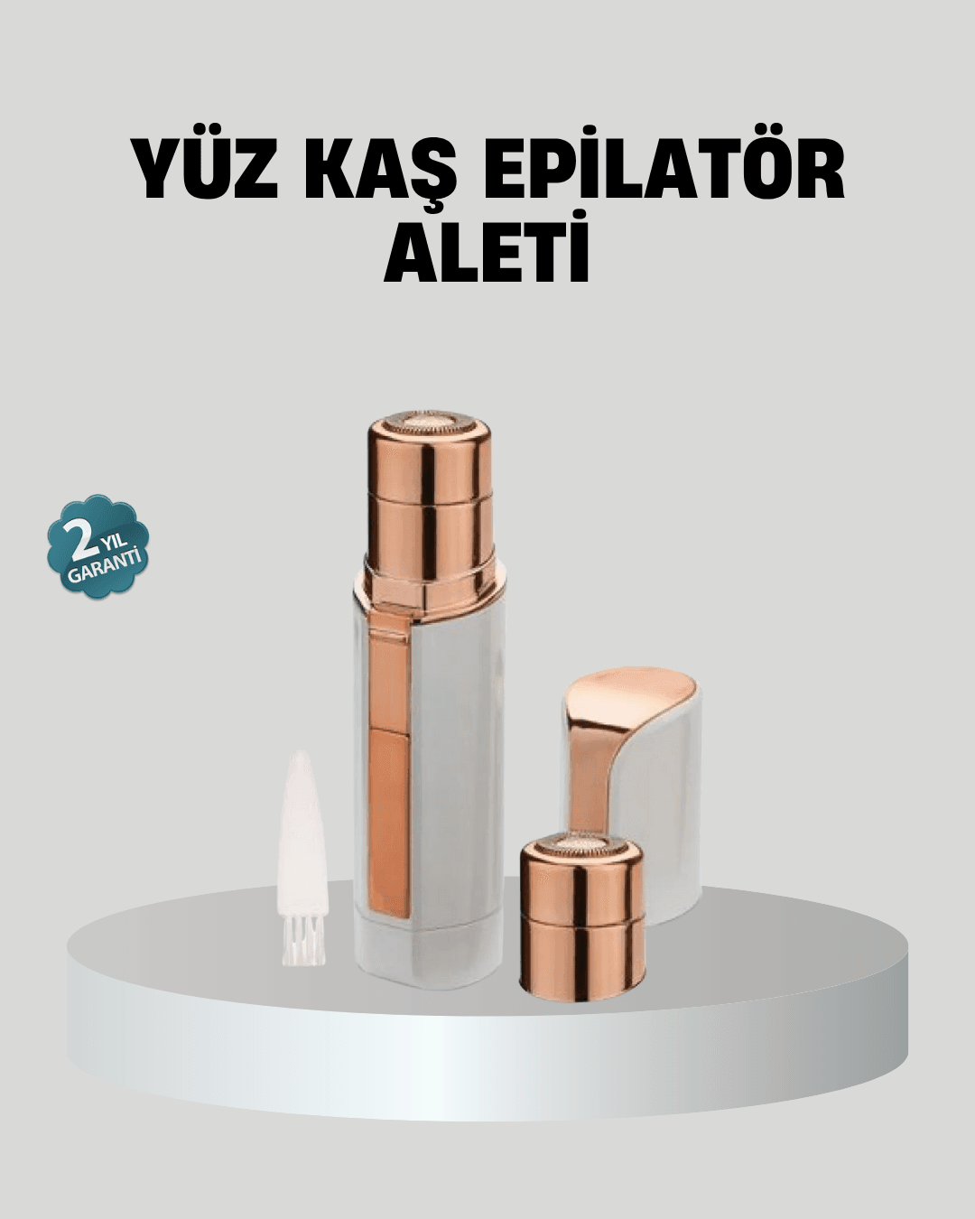 Kadınlar İçin Yüz ve Kaş Epilatörü – Hassas Cilt Dostu, Pil ile Çalışan, Taşınabilir ve Şık Tasarım