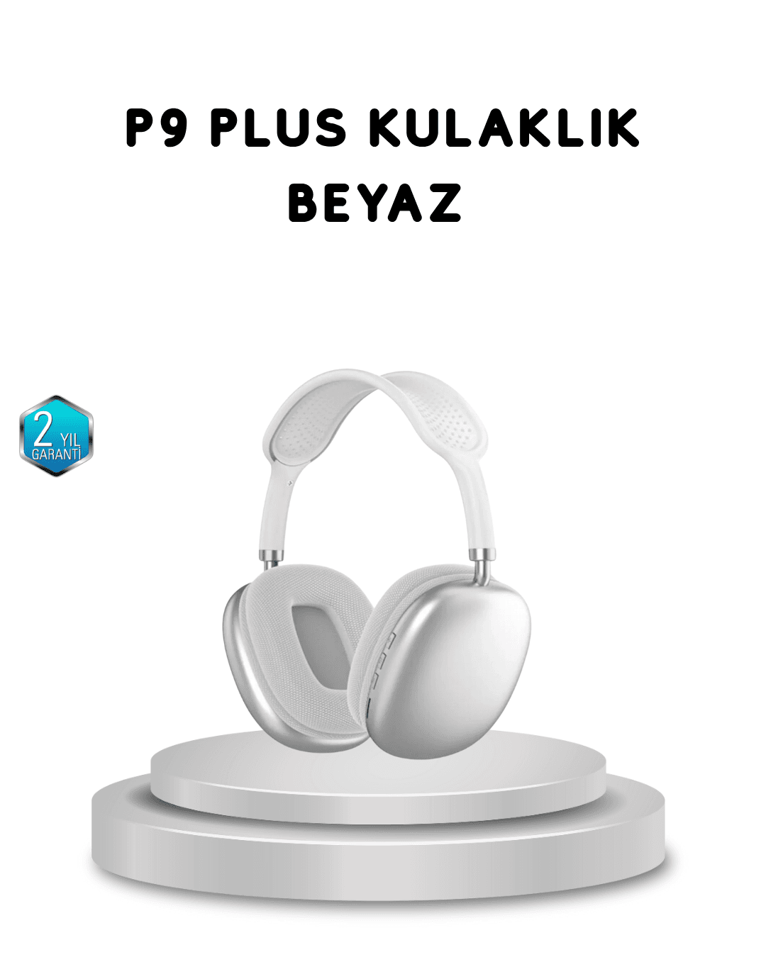 P9 Pro Plus Bluetooth Kulak Üstü Kulaklık –Gürültü Engelleme ve 5 Saat Dinleme Süresi