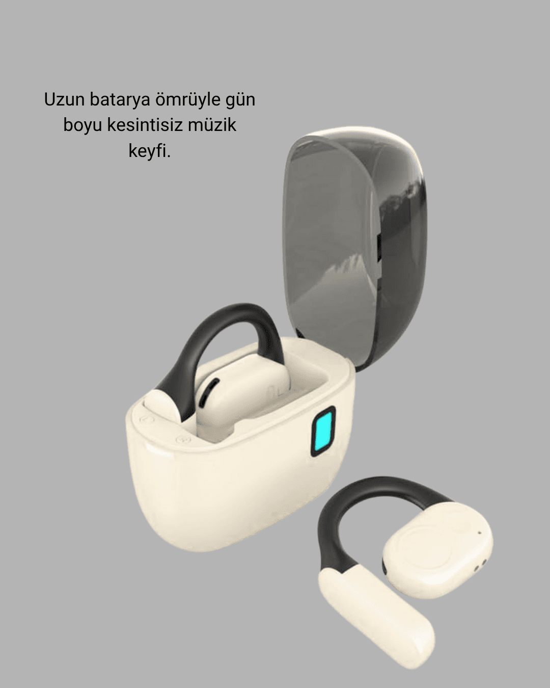 Kablosuz Bluetooth Kulaklık – Otomatik Eşleşme, Tek Tuş Kontrol, Stereo Ses