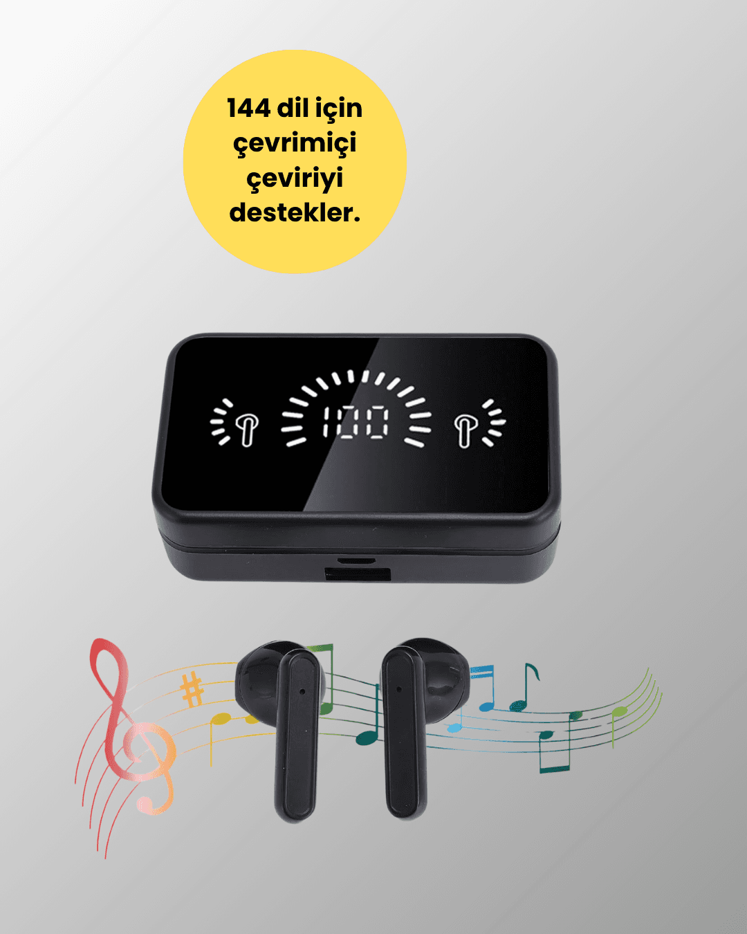 Bluetooth 5.1 Destekli bluetooth kulaklık – ANC ve Stereo Sesli