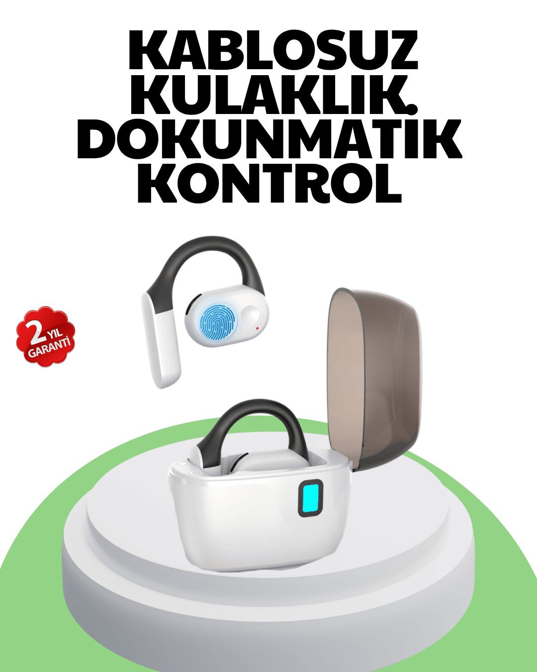 Kablosuz Kulak İçi Kulaklık – Gürültü Azaltma, Net Ses, Eller Serbest Arama Özelliği