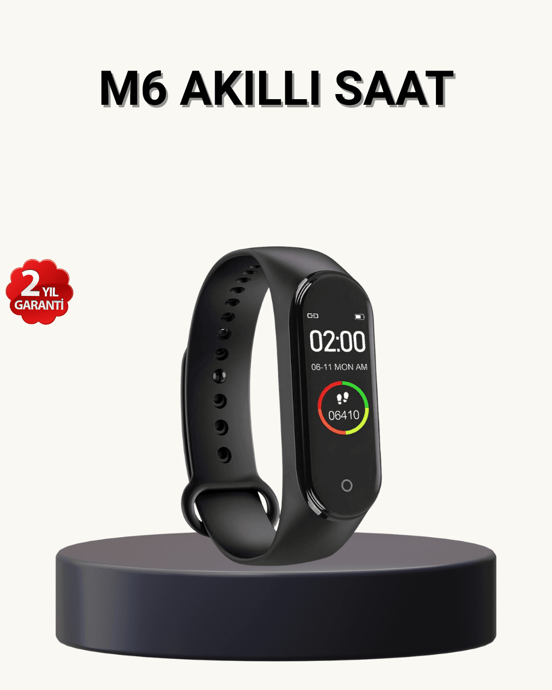 Akıllı Spor Bilekliği – Kalp Atış, Kan Basıncı, Uyku Takip ve Bildirim Özellikli