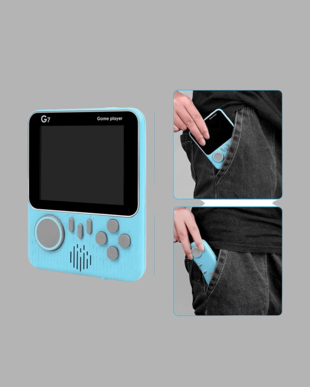 Retro Oyun Konsolu – 3.5 İnç Ekran, 666 Klasik Oyun, TV Bağlantılı