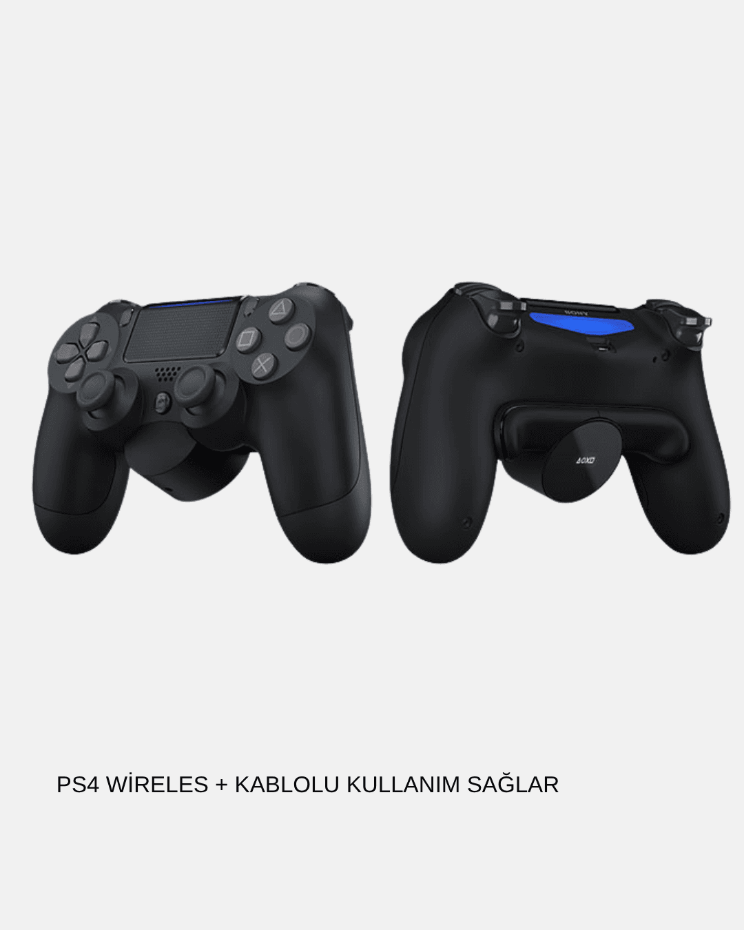 Titreşimli Kablosuz Oyun Kolu – PS4, PC, Mobil, Tablet ve Steam Uyumlu
