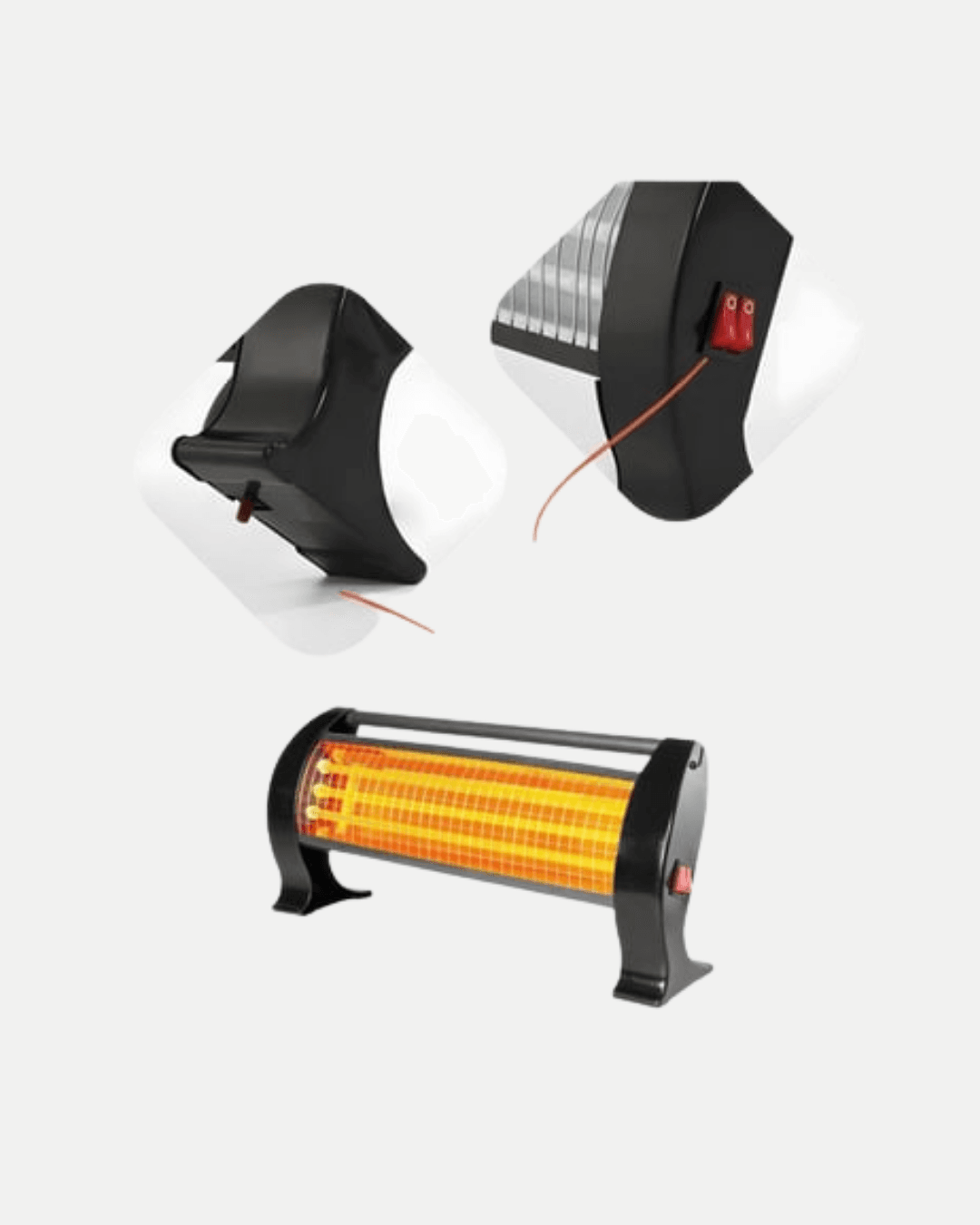 1200 Watt Ayak Isıtıcı – Hızlı Isınma, 2 Yıl Garantili ve Şık Tasarım