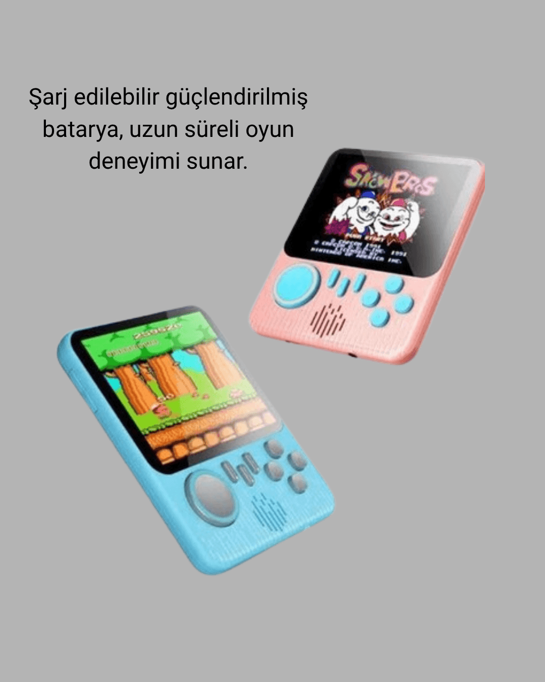 Retro Oyun Konsolu – 3.5 İnç Ekran, 666 Klasik Oyun, TV Bağlantılı