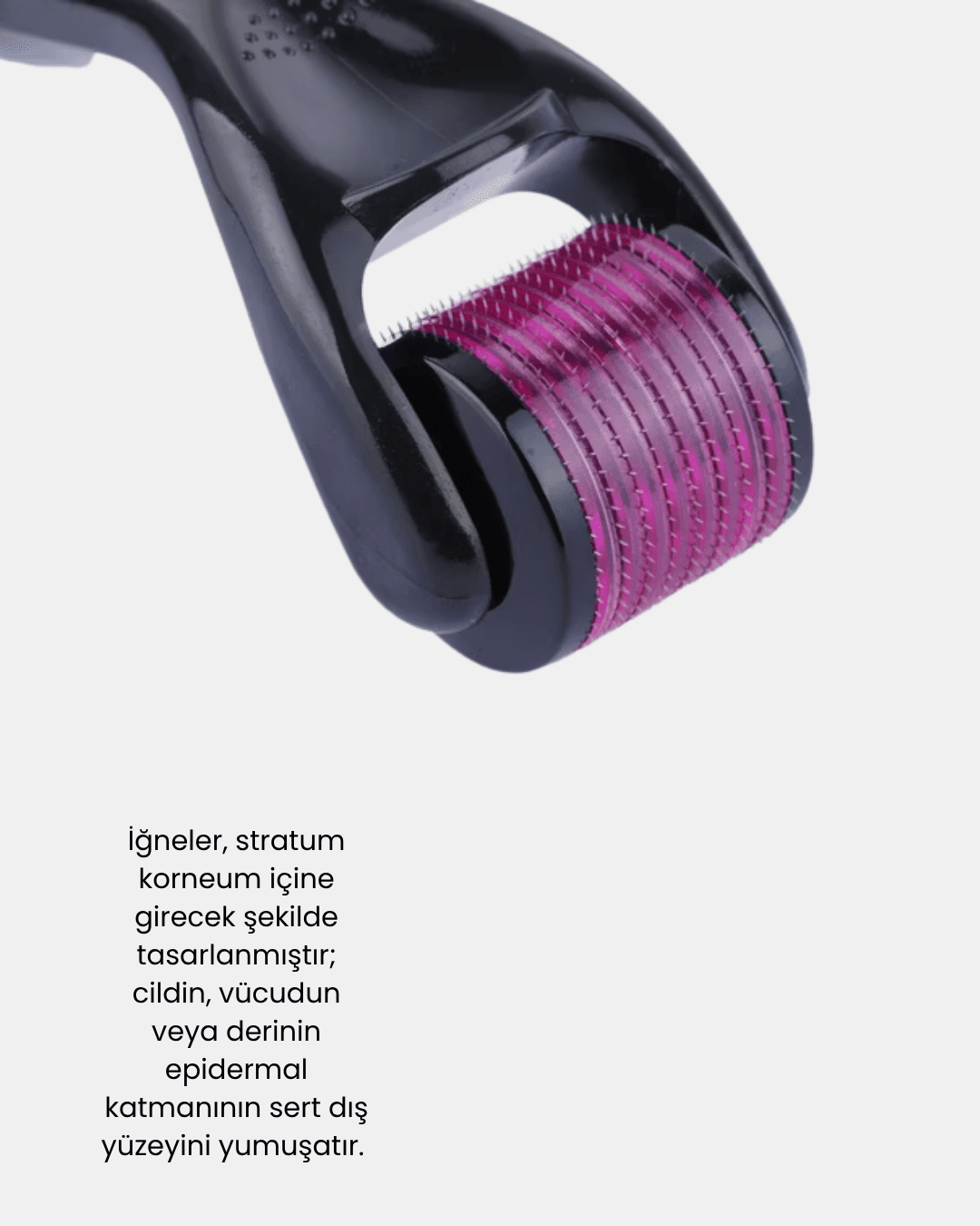 Derma Roller Titanyum İğneli Cilt Yenileyici – Akne ve Kırışıklık Karşıtı